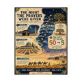 Ramadan Night of Prayers Satin Poster (210gsm) — Islamic Infographic Art